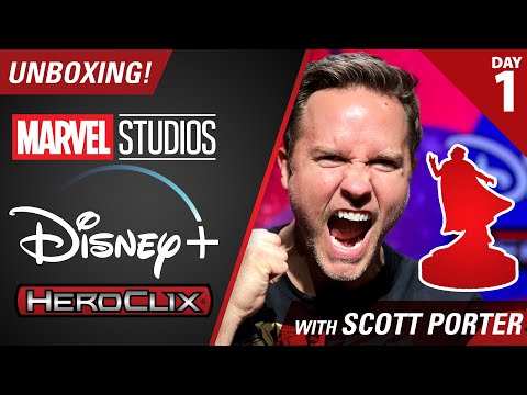 Unboxing Marvel HeroClix: Marvel Studios’ Disney+ Booster Brick With Scott Porter | Day 1