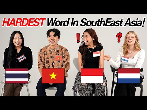 People Try To Pronounce The HARDEST Words In Southeast Asian Languages! l Vietnamese Indonesian Thai