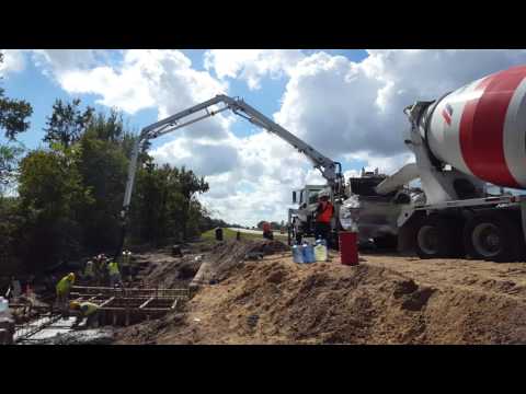 Concrete Pumping w/ a Schwing 17m