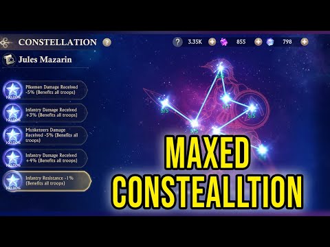 Guns of Glory - Maxing Dominique & Jules Mazarin Constellation By Lord B K206