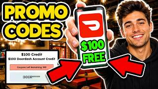 NEW DoorDash Promo Code 2026 ✅ How to Get a $100 DoorDash Coupon Code for Free Food!