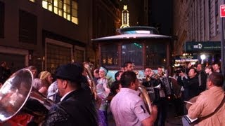 Kocani Orkestar's New York adventure on Mehanata's Gypsy Party Bus: Times Square