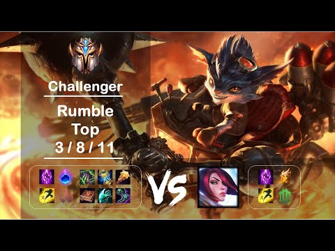 [4K] KR Challenger Top Rumble vs Fiora Ep.1353