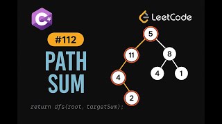 YouTube video 'LeetCode 112: Path Sum | C# Solution | DFS & Recursive Approach |'