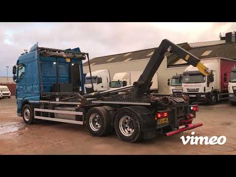 DAF XF530 FAT Space Cab 6x4 Hookloader 26 tonne Hyva Titan Hookloader Equipment