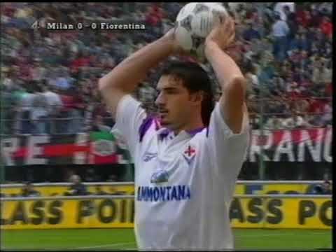 Channel 4 Football Italia Live 1995-96  Milan vs Fiorentina_Peter Brackley