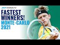 Fastest ATP Winners From 2021 Monte-Carlo Masters! ⚡️