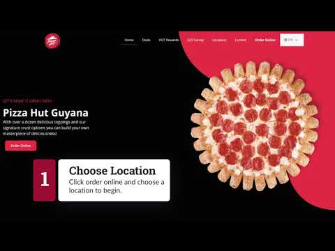 Online Ordering & Payment Guide - Pizza Hut Guyana