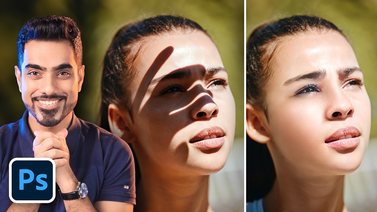 Remove Shadow with This EASY Photoshop Trick!