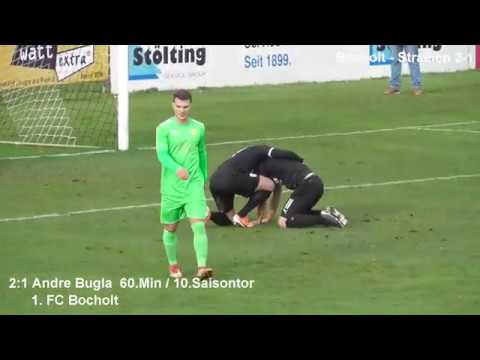 22. Spieltag: 1. FC Bocholt - SV Straelen 2:2 (0:0)