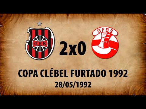 G.E.Brasil 2x0 Grêmio Santanense - Copa Clébel Furtado 1992