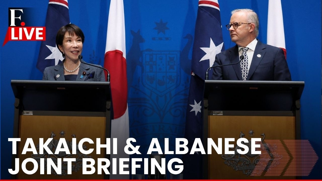 Takaichi Australia Visit LIVE: Japan & Australia Strengthen Ties | Takaichi & Albanese Briefing