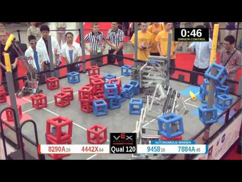 2015 VRC Arts Q120 - 8290A 4442X vs 9458 7884A - 44 to 69 - VEX Worlds 2015 - Arts Division