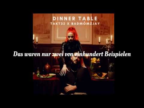 DINNER TABLE- Takt32 × Badmómzjay