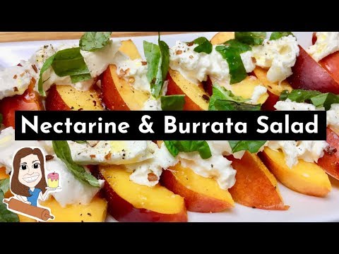 Nectarine and Burrata Salad