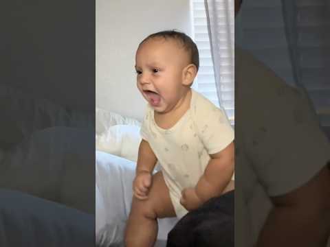 HE GOT SO MAD 😭.. #shorts #baby