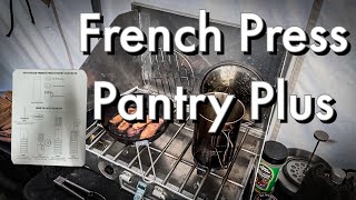 FRENCH PRESS Pantry Plus, Traditional ways to carry Food Stuff into the woods while Camping