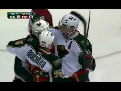 Kyle Brodziak Power Play Goal (December 10 2011)