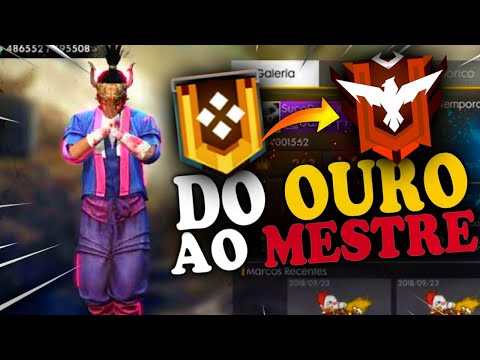 DO OURO AO MESTRE NA TEMPORADA 15 (SEM DOBRO) HIGHLIGHTS FREEFIRE