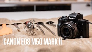 Video 2 of Product Canon EOS M50 Mark II APS-C Mirrorless Camera (2020)