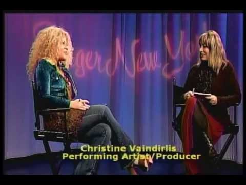 Christine Vaindirlis LIVE on the GingerNewYork TV Show