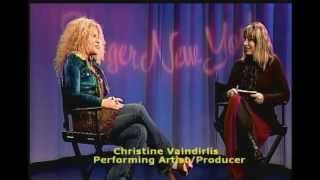 Christine Vaindirlis LIVE on the GingerNewYork TV Show
