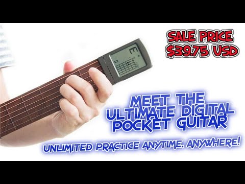 Digital 6 Frets Pocket Guitar Tool w/ Screen For Chords (Guitar Trainer) image 5