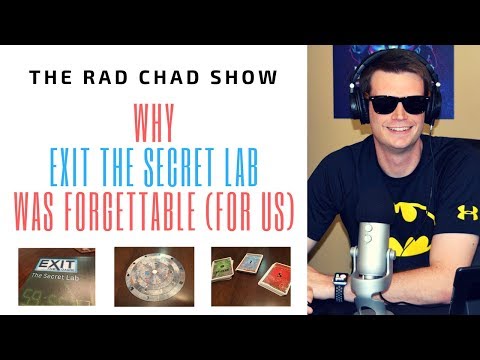 Why Exit the Secret Lab Was Forgettable (For Us)- The Rad Chad Show [Review]