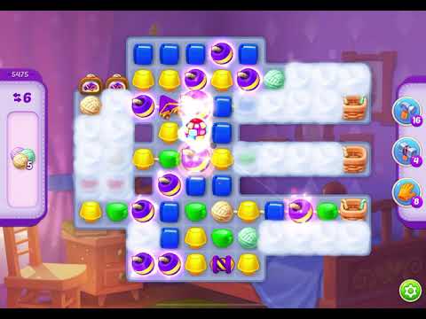 HomeScapes Level 5475 no boosters (12 moves)