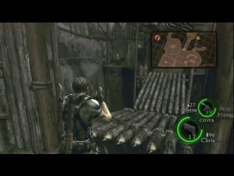 Resident Evil 5 HD Chapter 3-1 (End) Exploring The Village P19