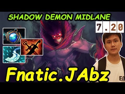 Fnatic.Jabz - [ShadowDemon] MIDLANE  INSANE MAGIC DAMAGE | Dota2 7.20 Rank