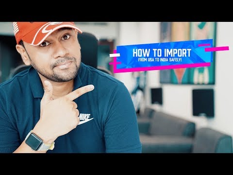 Part of a video titled How to Import Gadgets from USA to India - Safest & Easiest Way!