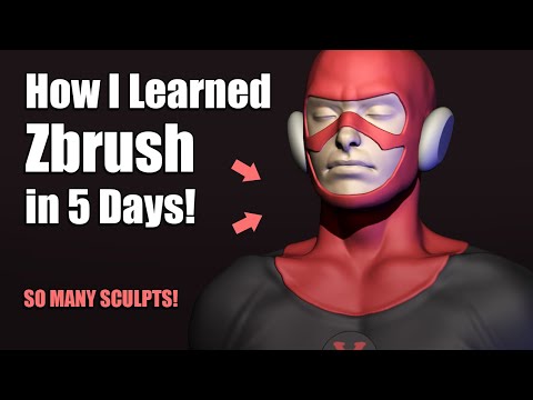 How I Learned Zbrush In Only 5 Days!