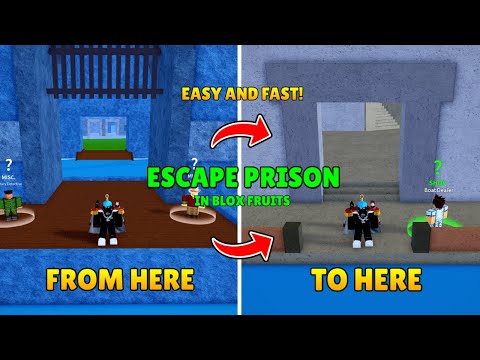 *BEST* WAY TO ESCAPE PRISON WITHOUT *DELETING YOUR FRUIT!* | Roblox Blox Fruits