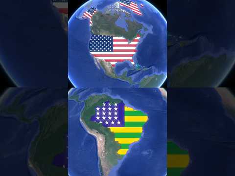 Brief History of United States and Brazil #maps #hisory #historymap