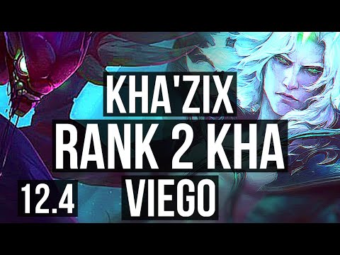 KHA'ZIX vs VIEGO (JNG) | Rank 2 Kha, 5/1/5 | NA Challenger | 12.4