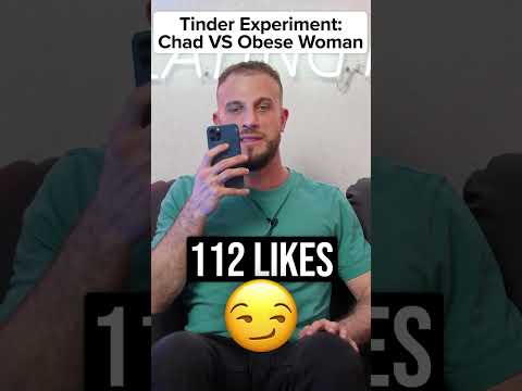 Tinder Experiment: Giga Chad VS Obese Woman
