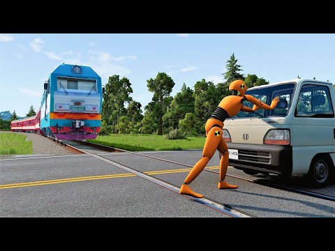 Dummy's Bad Day 😱 - Train Accidents | BeamNG.drive