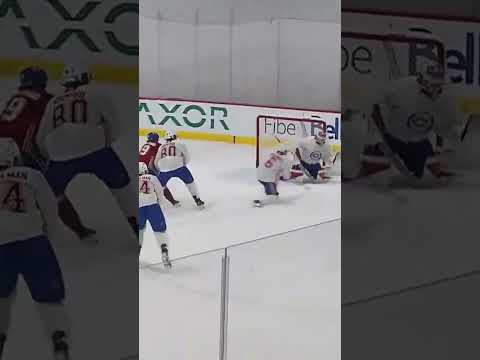 What a Pass by Slafkovsky 🔥👀 #hockey #icehockey #nhl #slafkovsky