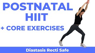 Postnatal HIIT with Diastasis Recti Exercises After Pregnancy