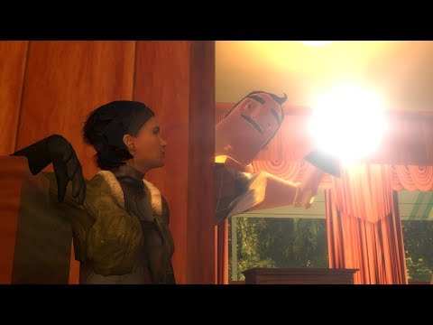 Gmod Scary HELLO NEIGHBOR Multiplayer Mod - 4-PLAYER!