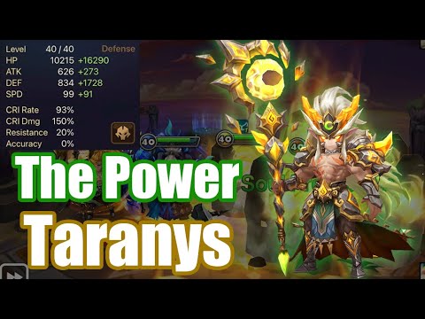 【Summoners War | Curry's RTA】The Power Taranys, Is he strong this season???