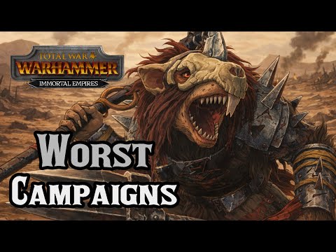 Immortal Empires: WORST Legendary Lord CAMPAIGN For Every Race – Total War: Warhammer 3 Patch 7.0