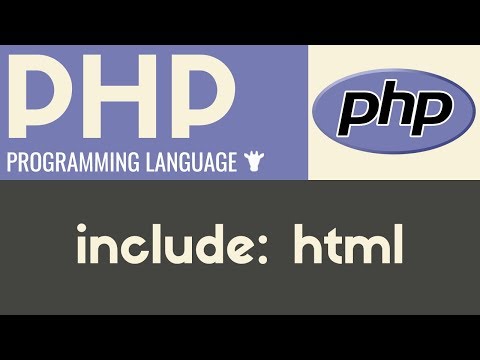 Including HTML | PHP | Tutorial 27