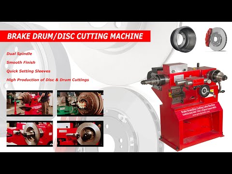 Heavy Cut Brake Disc Drum Cutting Lathe Machine