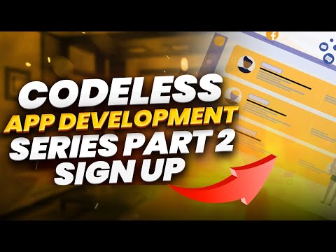 How To Make A Social Or Sharing App For Free - Sign Up