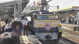 快速ELぐんまきりゅう EF65-501+12系＋C61 20 高崎駅
