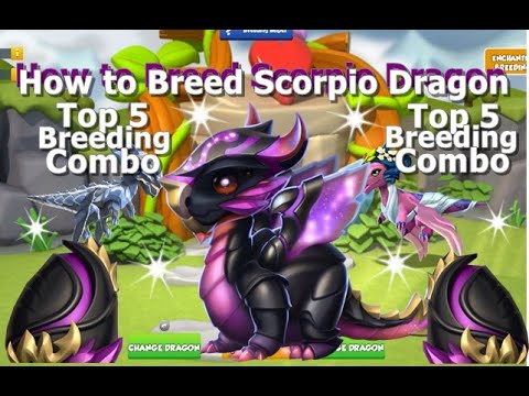 How to Breed Scorpio Dragon-Dragon Mania Legends | Top 5 Breeding Combination Scorpio Dragon | DML