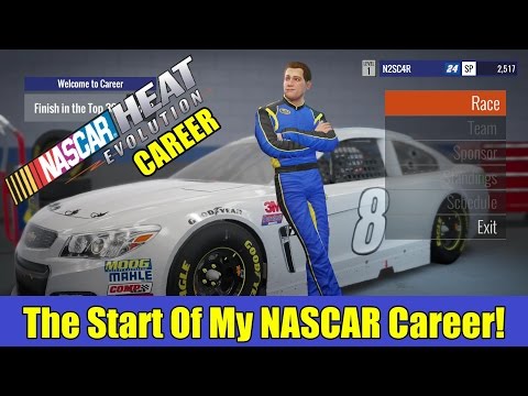 The Start Of My NASCAR Career! | NASCAR Heat Evolution Career Part 1