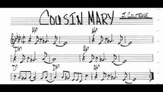 John Coltrane Cousin Mary Backing Track
